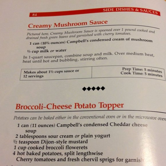 Campbell's Vintage Cookbook Deliciously Easy Recipes - Picture 6 of 9